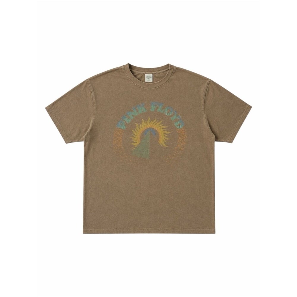American Eagle x Pink Floyd Graphic Band Tee Brown Boxy Oversized XS/S Graphic